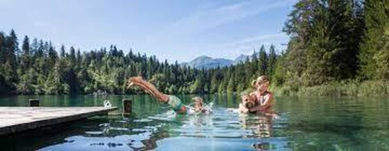 Renovated 3 Rooms Apartment In Ruschein Near Laax Esterno foto